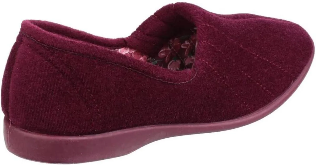 GBS Audrey Ladies Slipper Burgundy