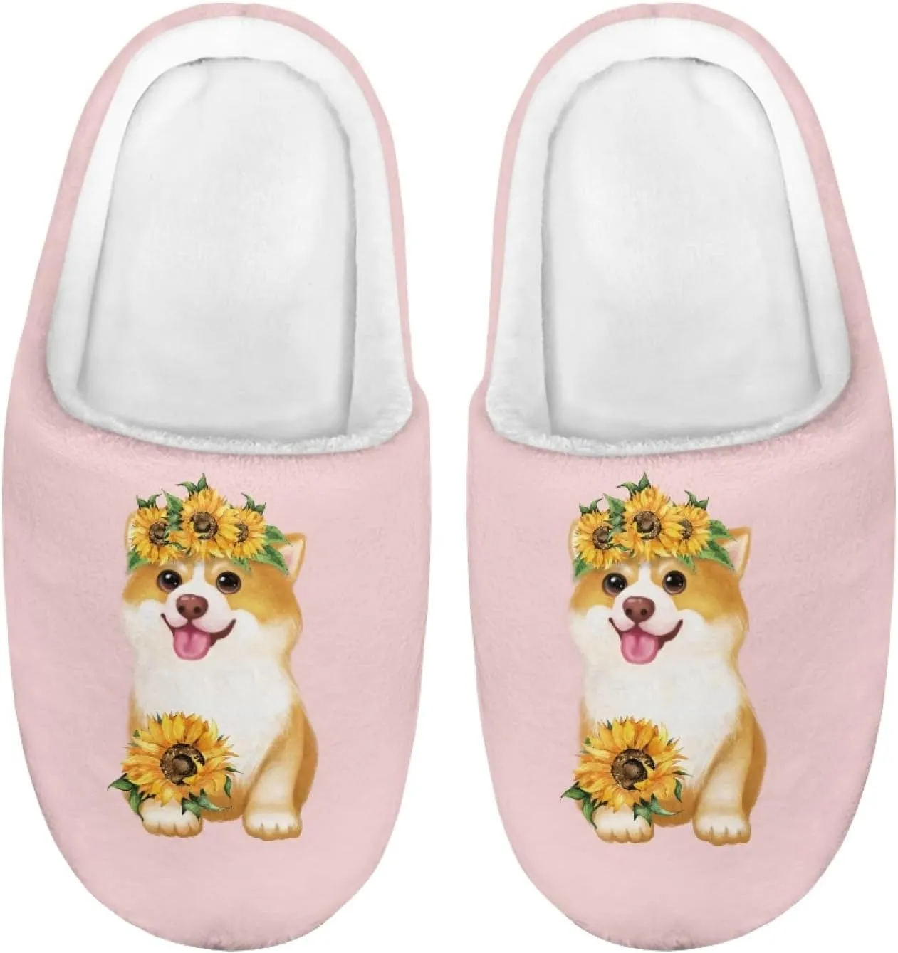 Girls Slippers Memory Foam Toddler Kids Plush Fleece Lined House Shoes Winter Fall