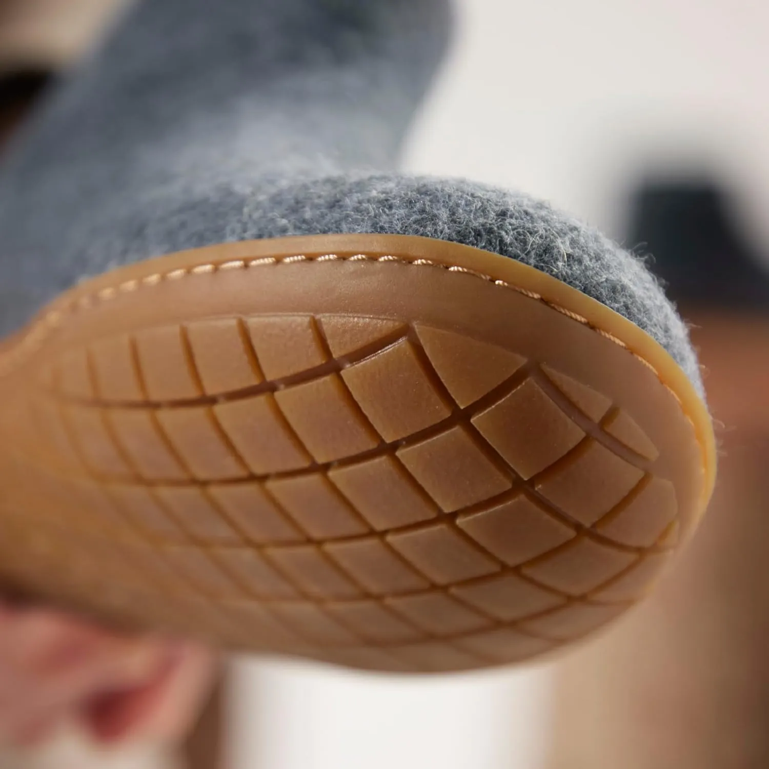 Glerups 100% high quality wool mix Boot Slipper with rubber sole - Unisex