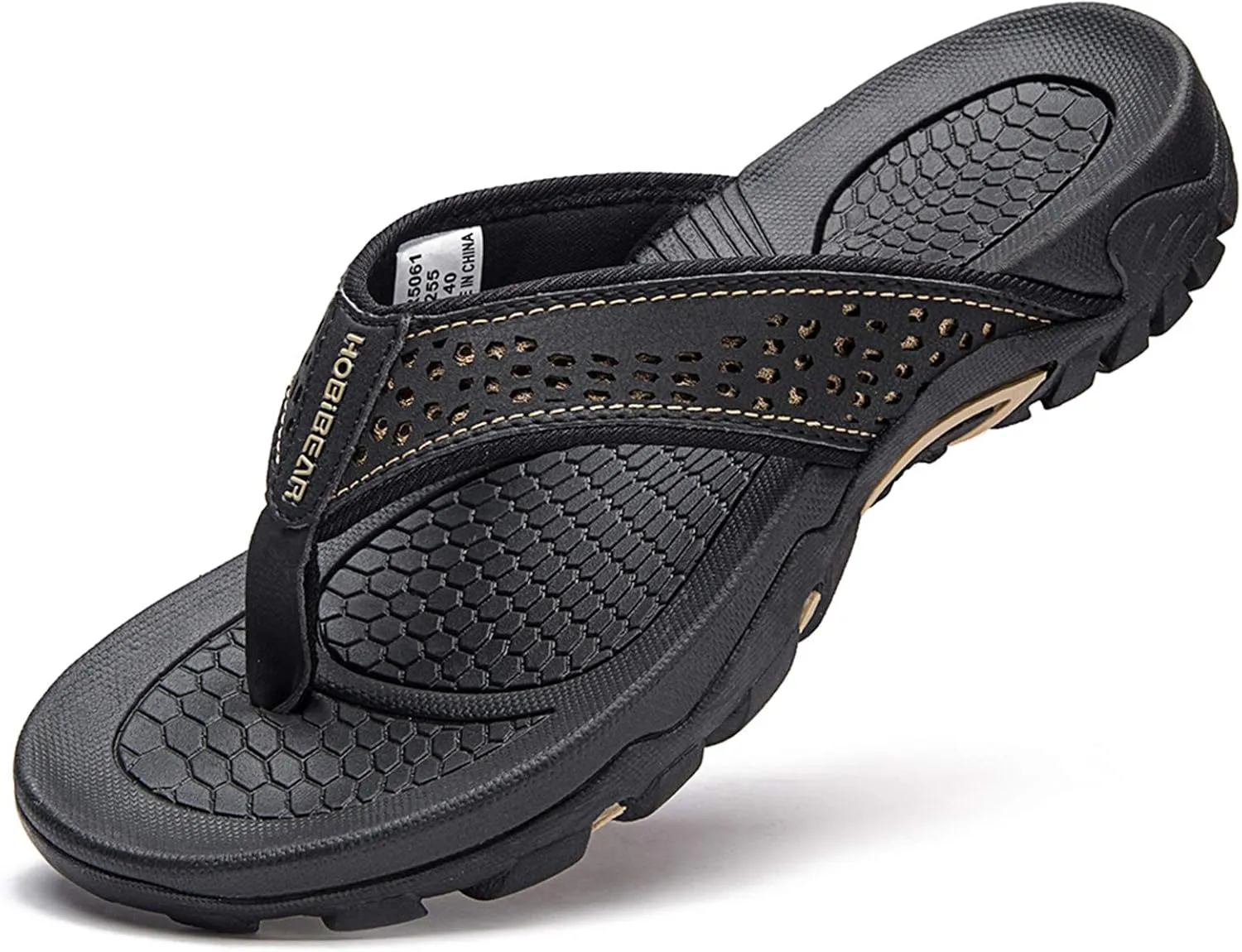 GUBARUN Mens Sport Flip Flops Comfort Casual Thong Sandals Outdoor