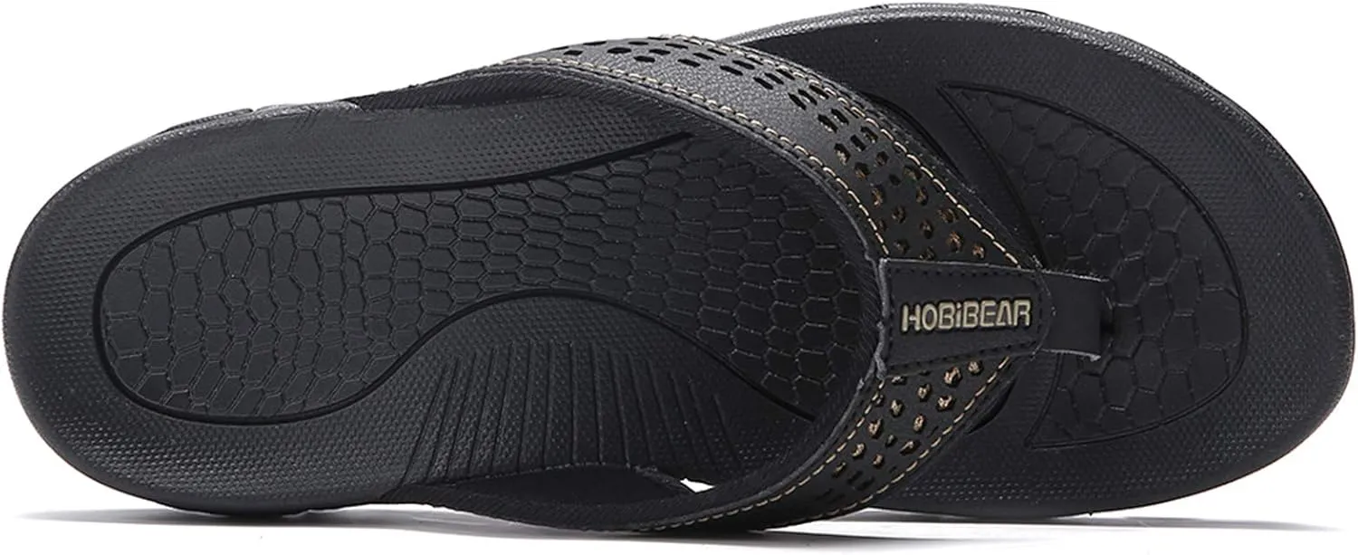GUBARUN Mens Sport Flip Flops Comfort Casual Thong Sandals Outdoor