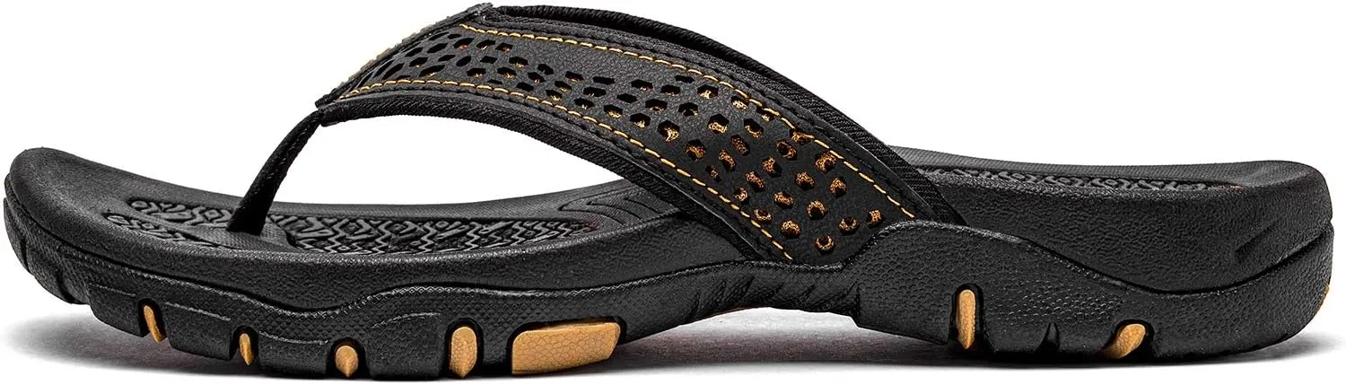GUBARUN Mens Sport Flip Flops Comfort Casual Thong Sandals Outdoor