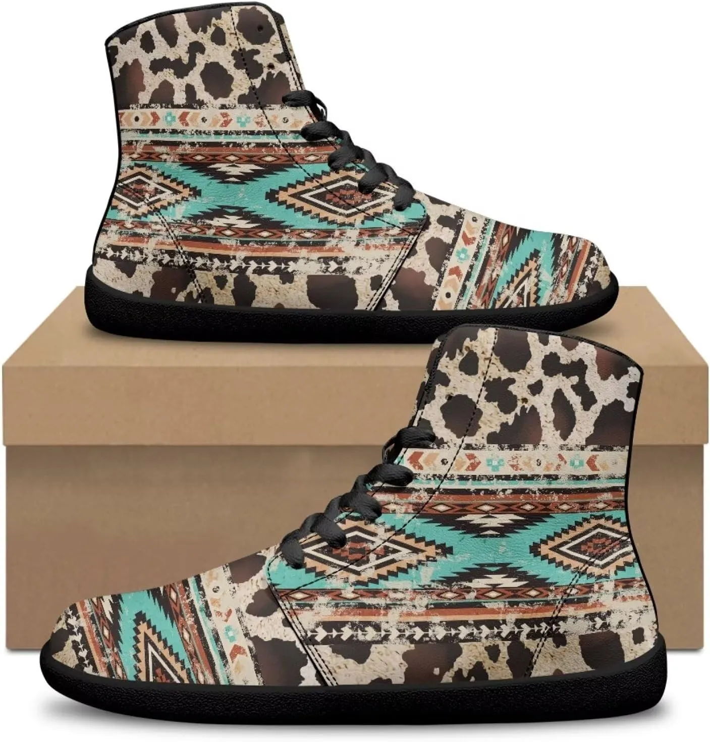 High Top Sneakers Women's Minimalist Barefoot Shoes | Zero Drop Sole | Wide Width Fashion Sneaker Size 36-48