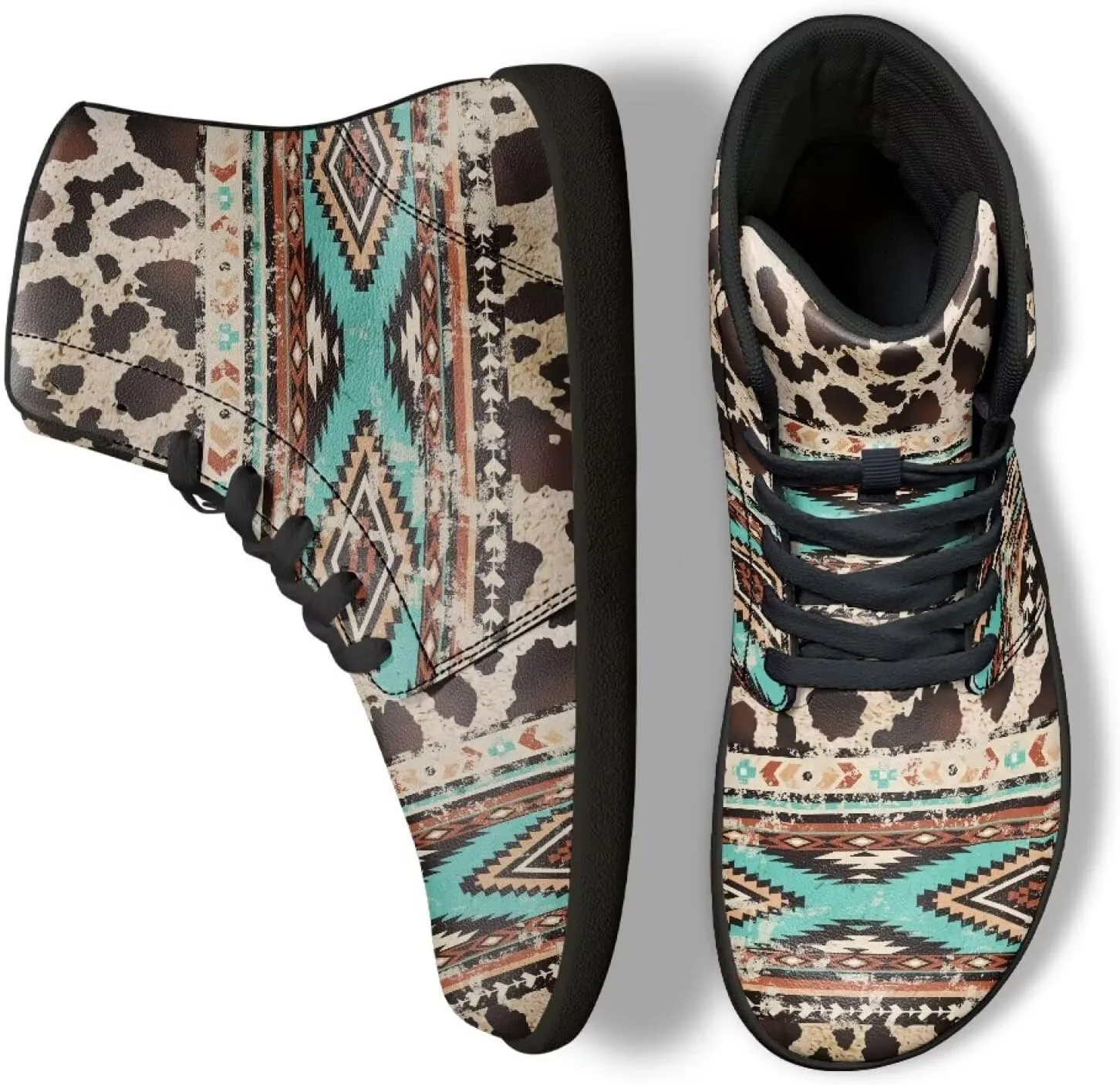 High Top Sneakers Women's Minimalist Barefoot Shoes | Zero Drop Sole | Wide Width Fashion Sneaker Size 36-48