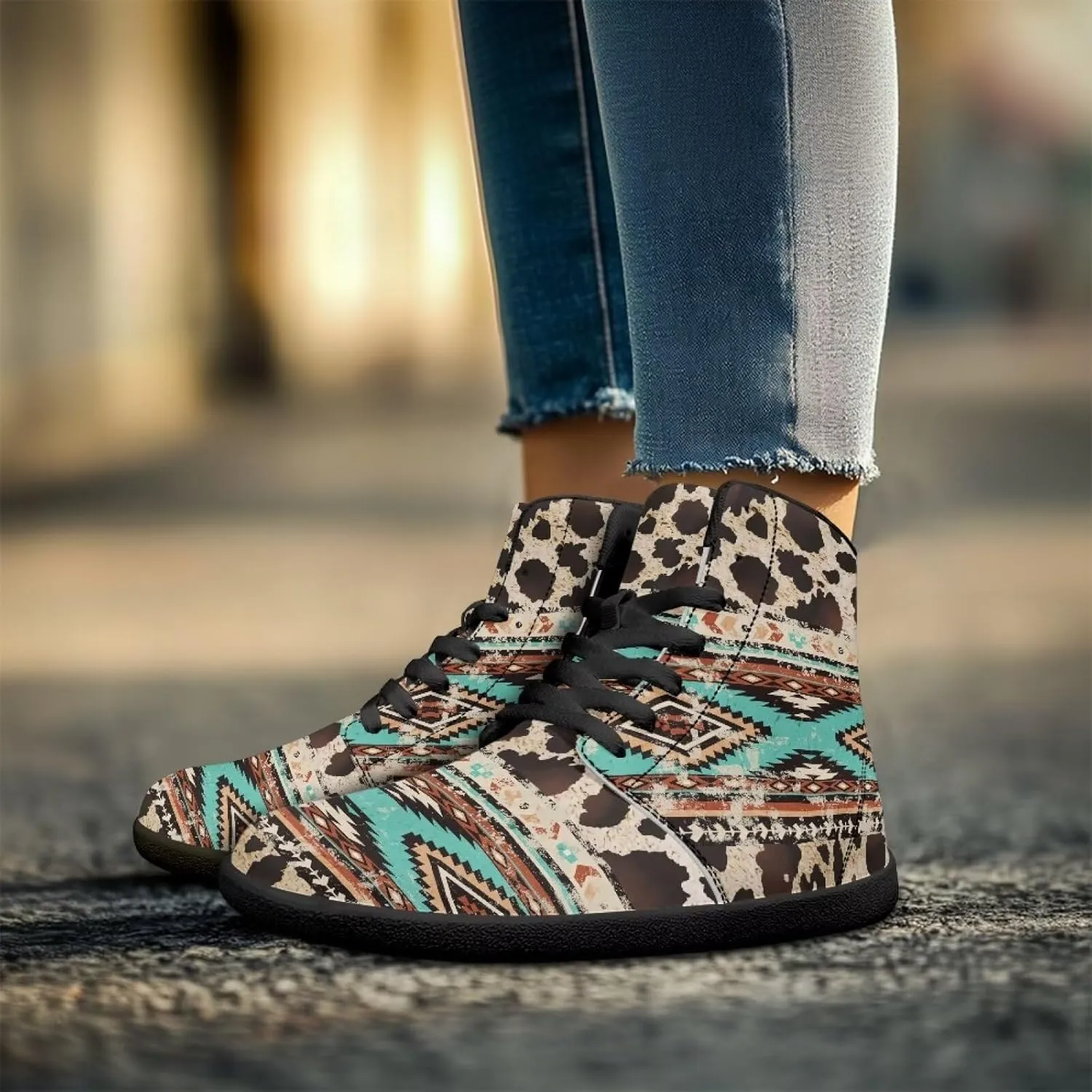 High Top Sneakers Women's Minimalist Barefoot Shoes | Zero Drop Sole | Wide Width Fashion Sneaker Size 36-48
