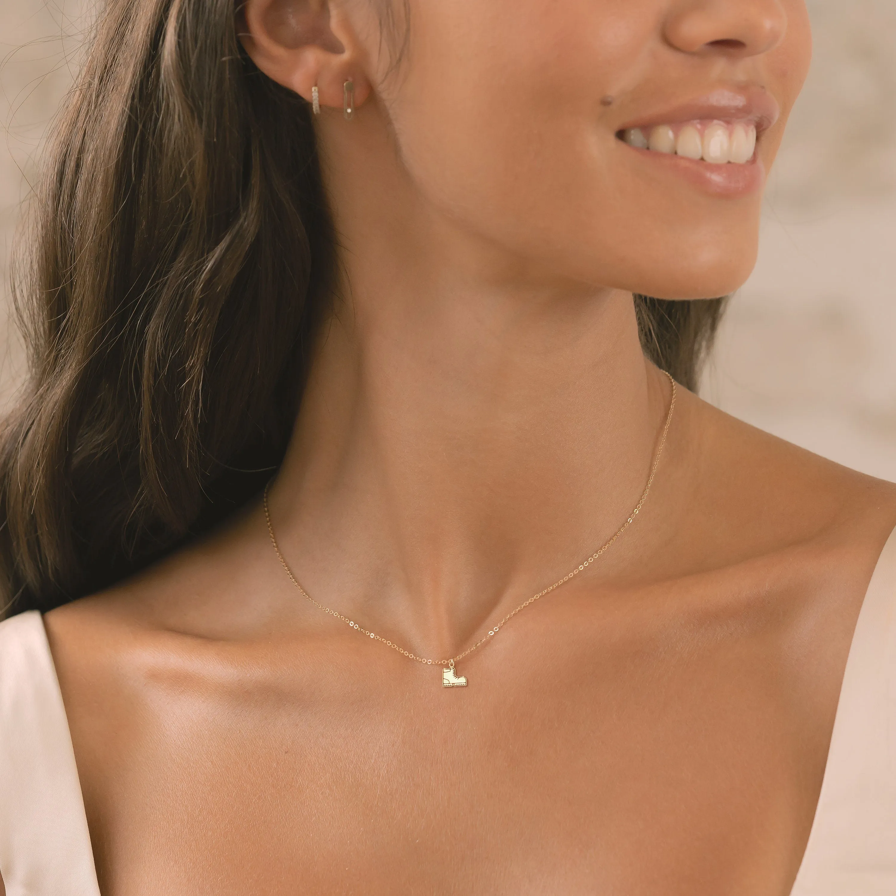 Hiking Boot Necklace