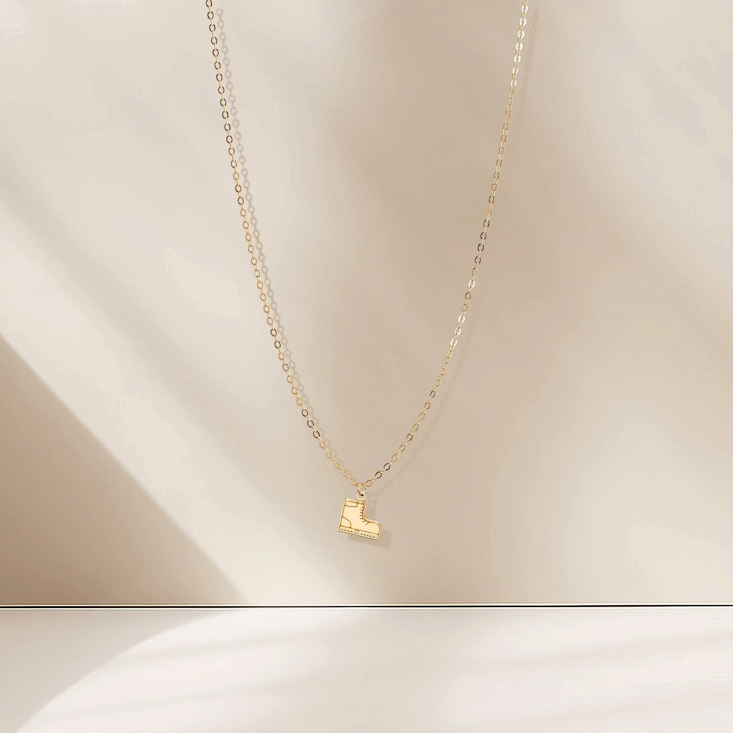 Hiking Boot Necklace