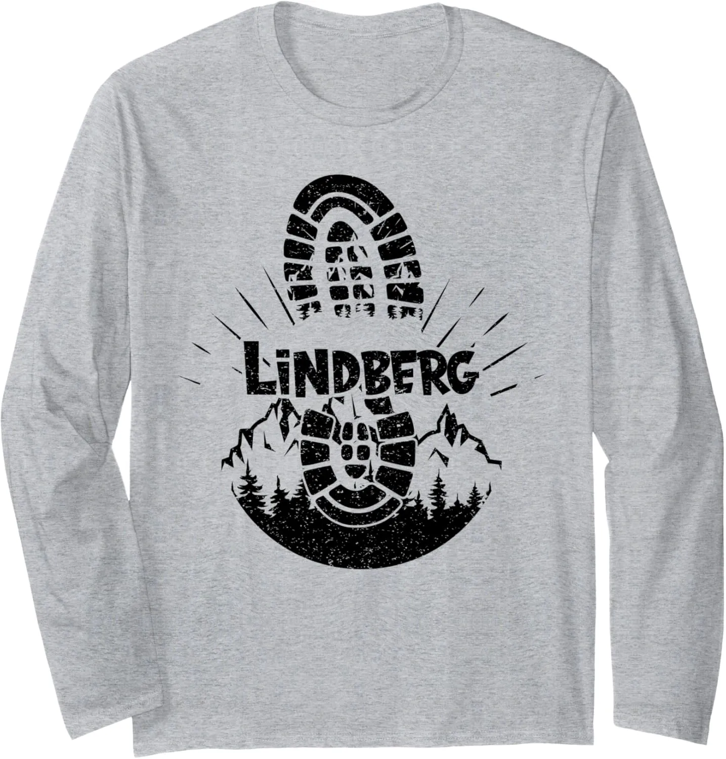 Hiking In Lindberg Germany Vacation Hiker Long Sleeve T-Shirt