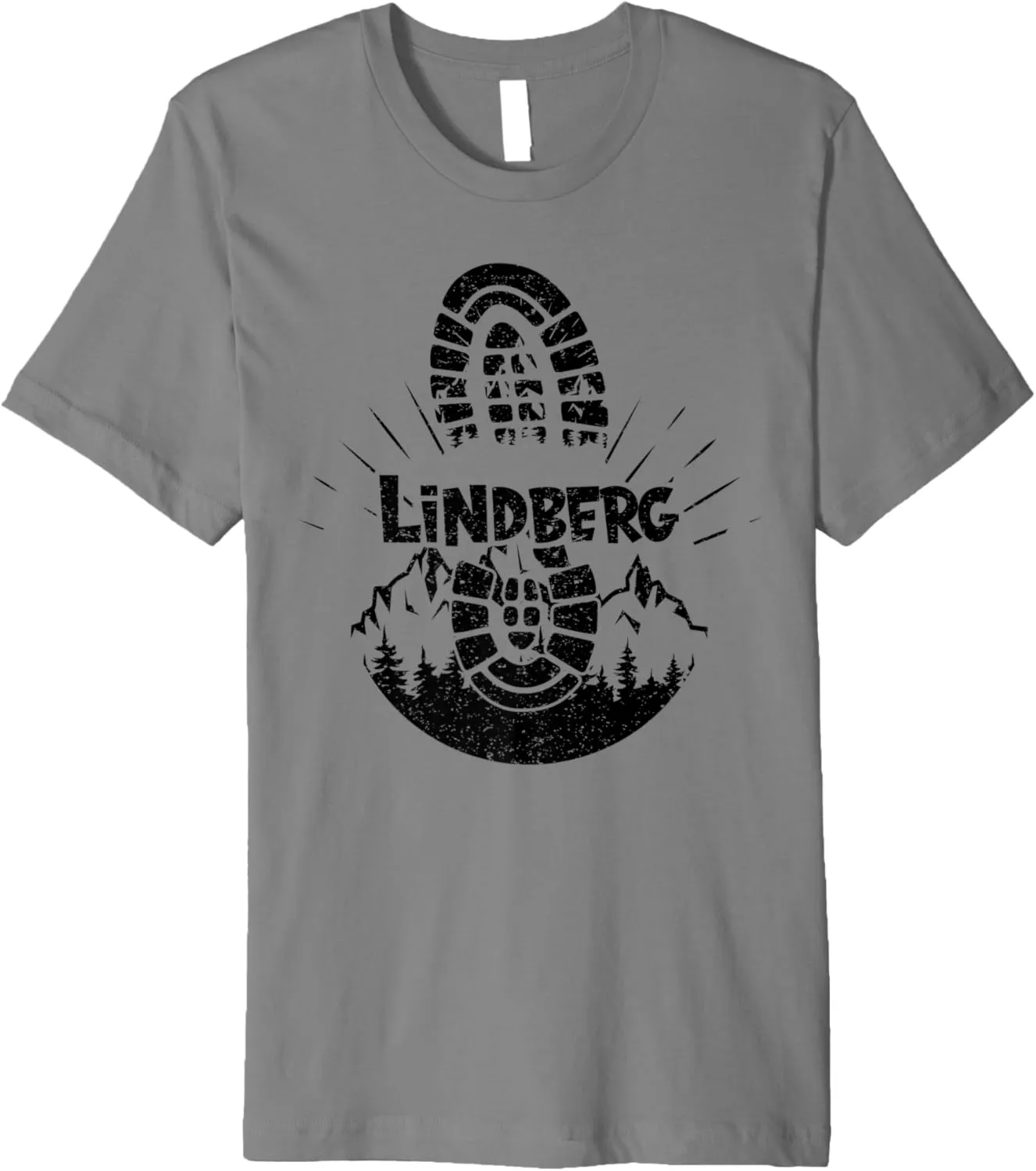 Hiking In Lindberg Germany Vacation Hiker Premium T-Shirt