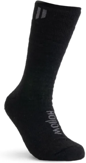 HOLLOW Alpaca Boot Socks for Men and Women, Moisture Wicking Alpaca Socks for Hiking, Running, Temperature Regulating
