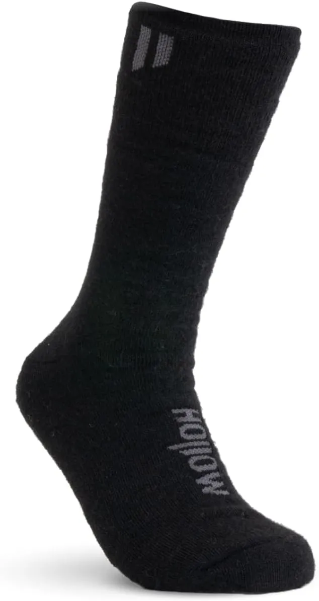 HOLLOW Alpaca Boot Socks for Men and Women, Moisture Wicking Alpaca Socks for Hiking, Running, Temperature Regulating