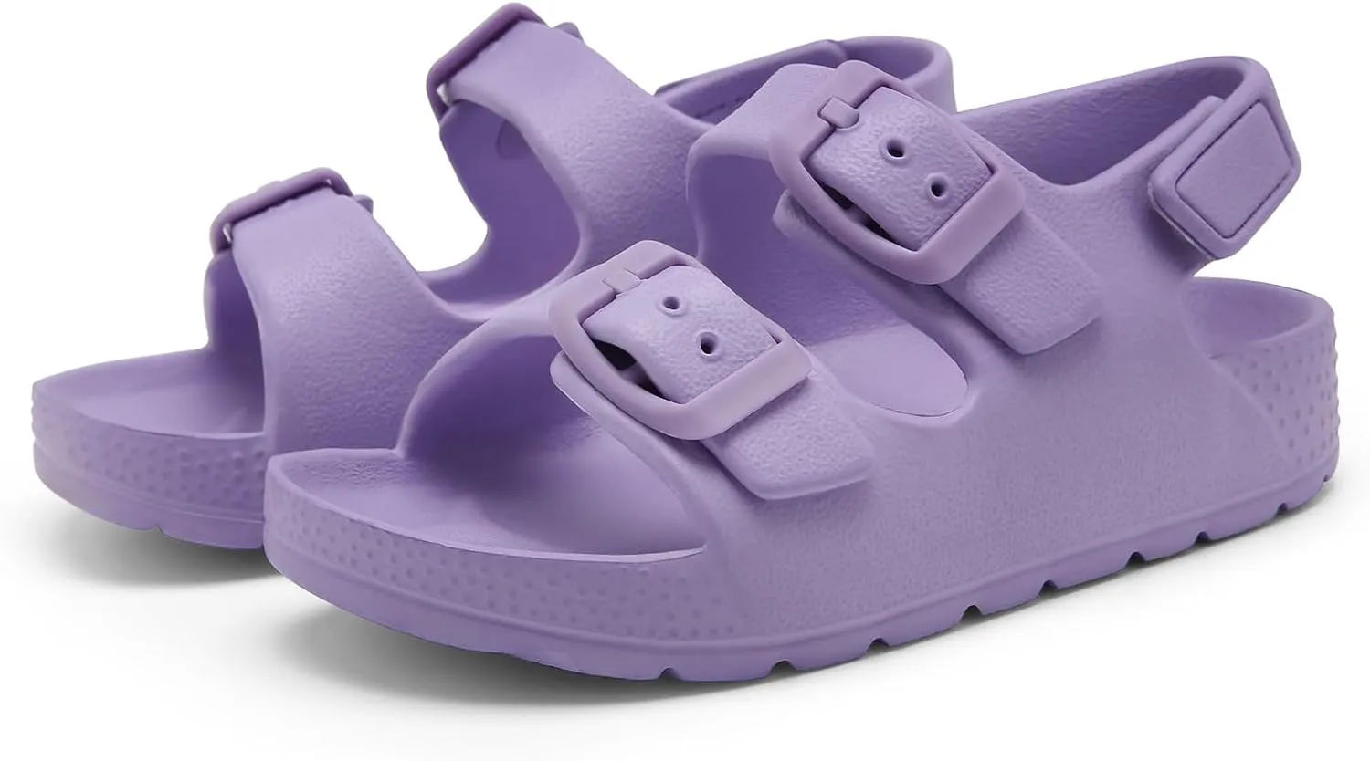 INMINPIN Toddler Boys Girls Buckle Sandals Comfort Open Toe Sandal with Adjustable Back Strap
