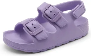 INMINPIN Toddler Boys Girls Buckle Sandals Comfort Open Toe Sandal with Adjustable Back Strap
