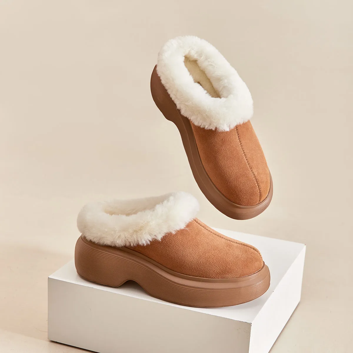 INS-STYLE FURRY LOAFER 5865