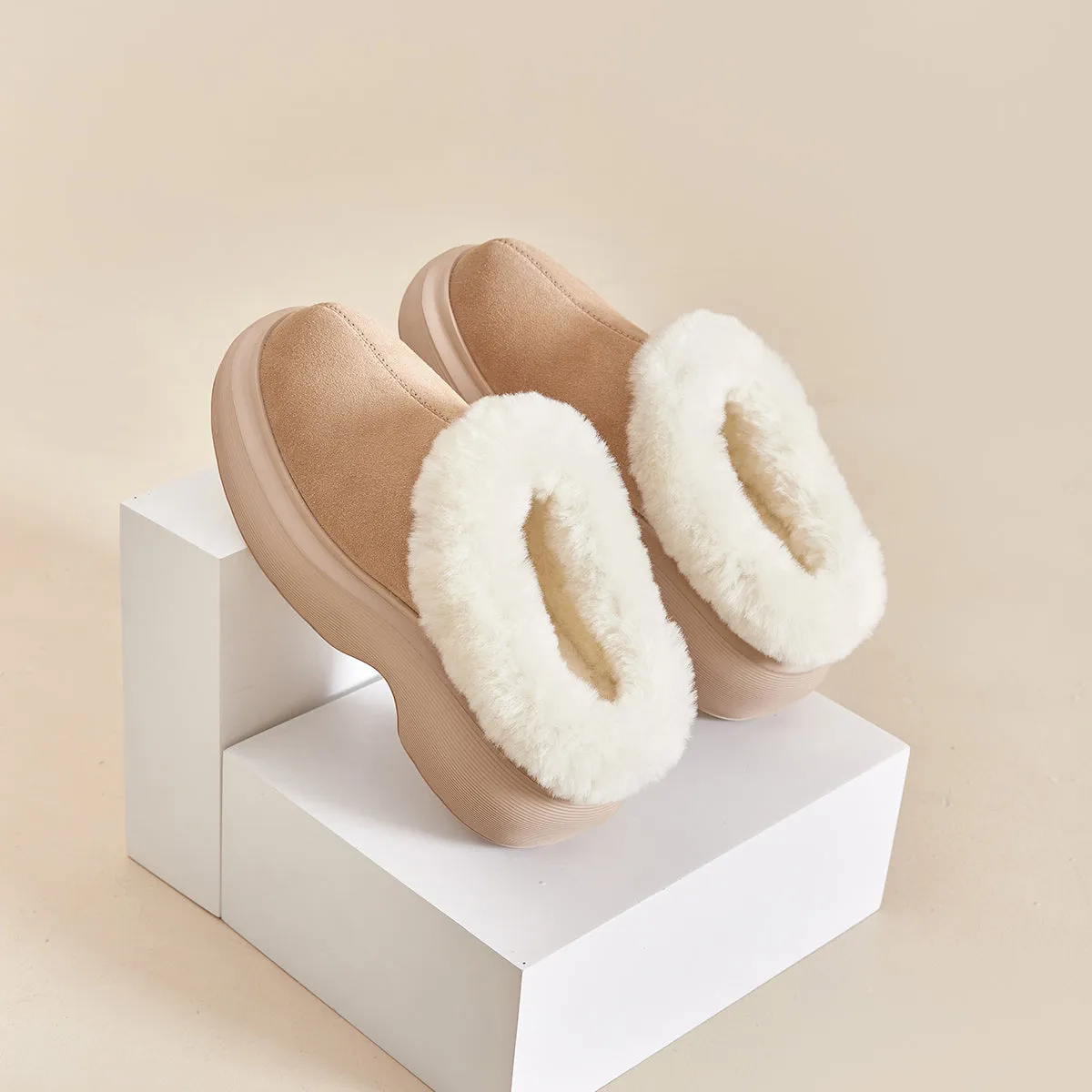 INS-STYLE FURRY LOAFER 5865