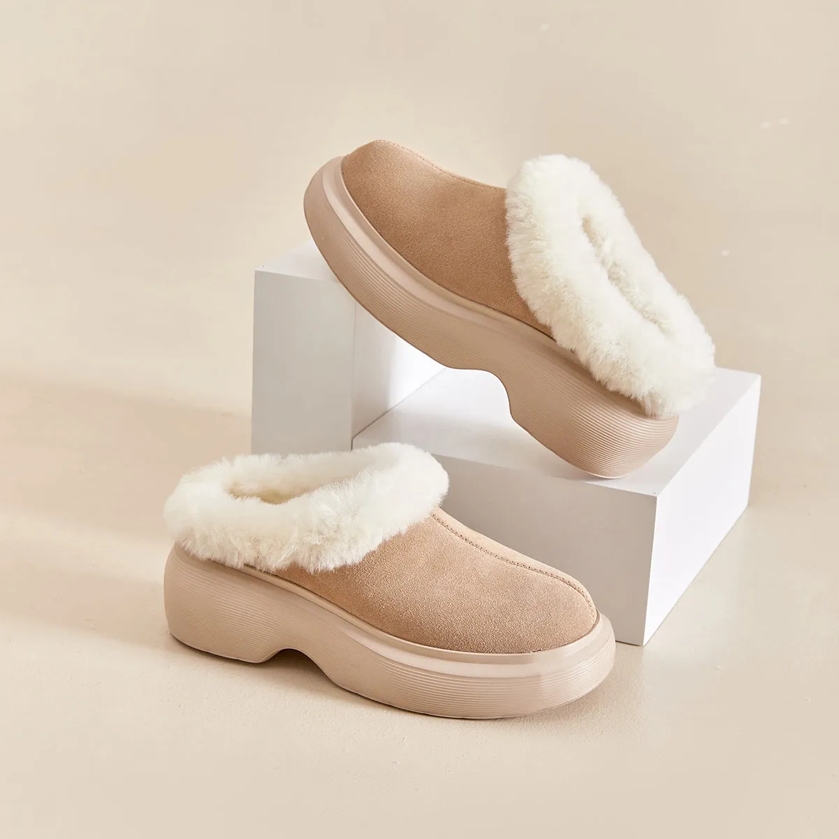 INS-STYLE FURRY LOAFER 5865