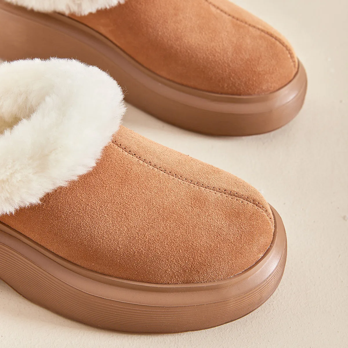 INS-STYLE FURRY LOAFER 5865