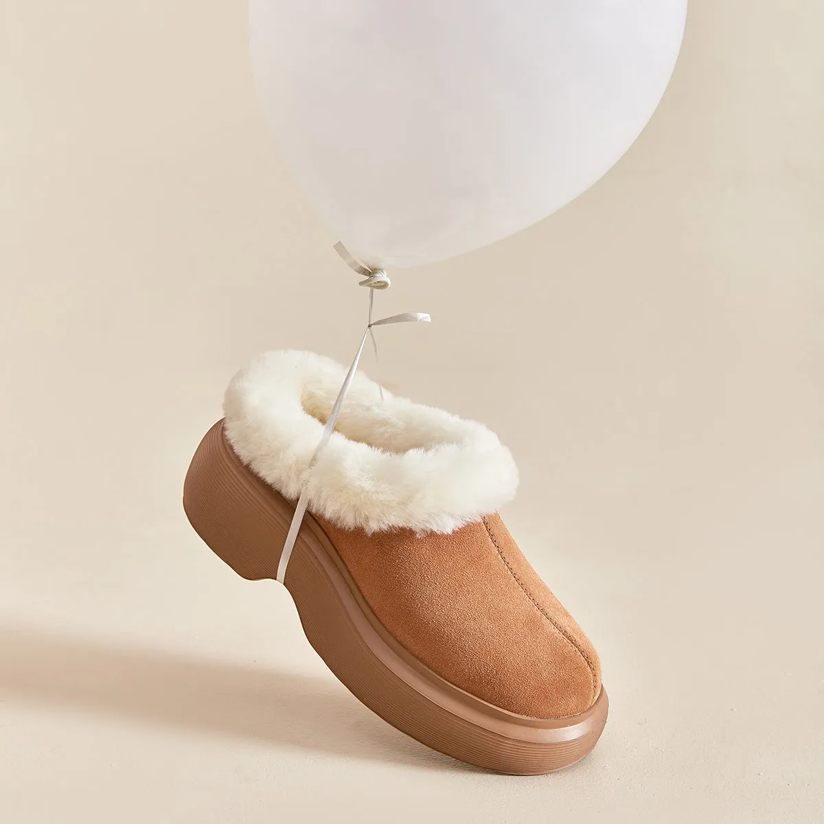 INS-STYLE FURRY LOAFER 5865