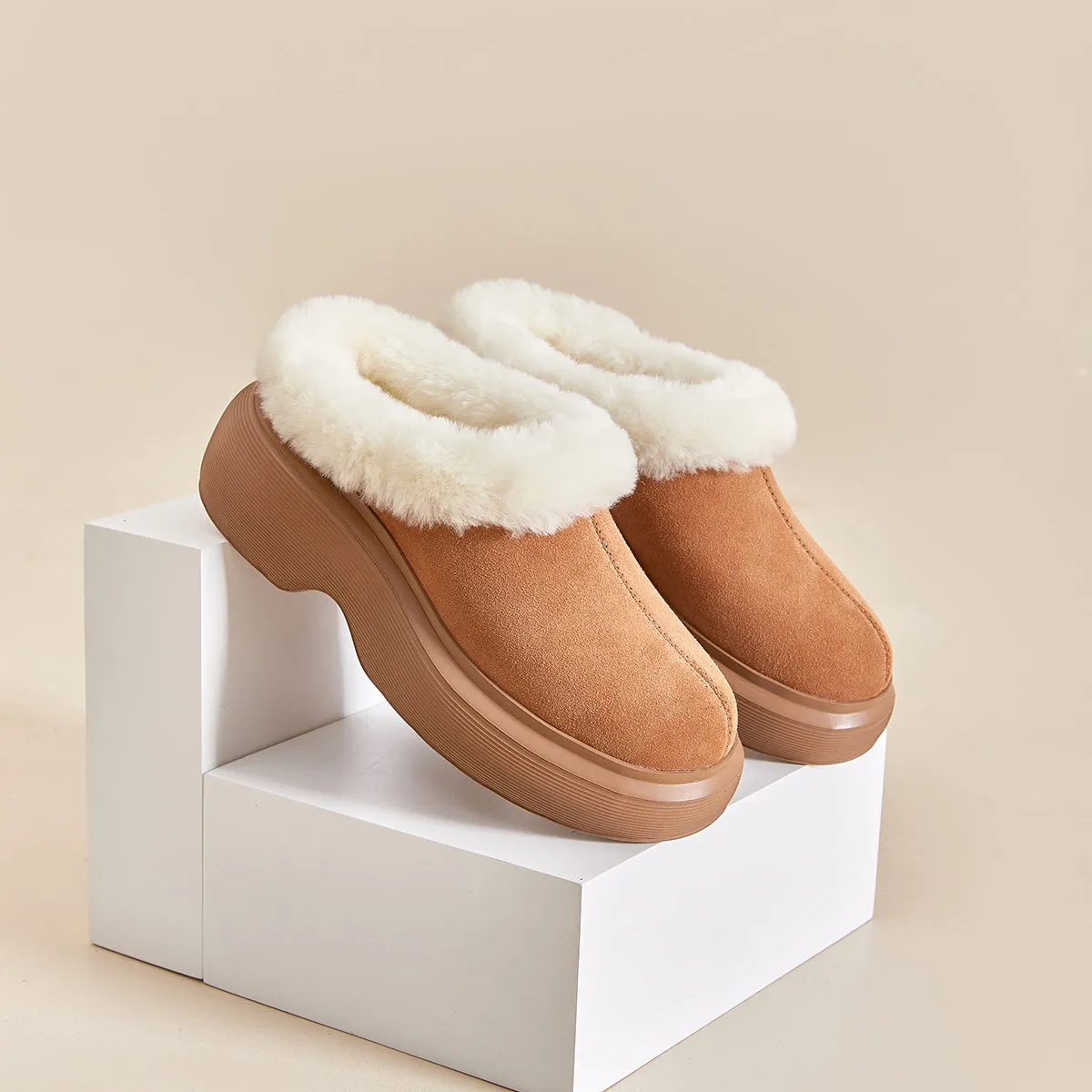 INS-STYLE FURRY LOAFER 5865