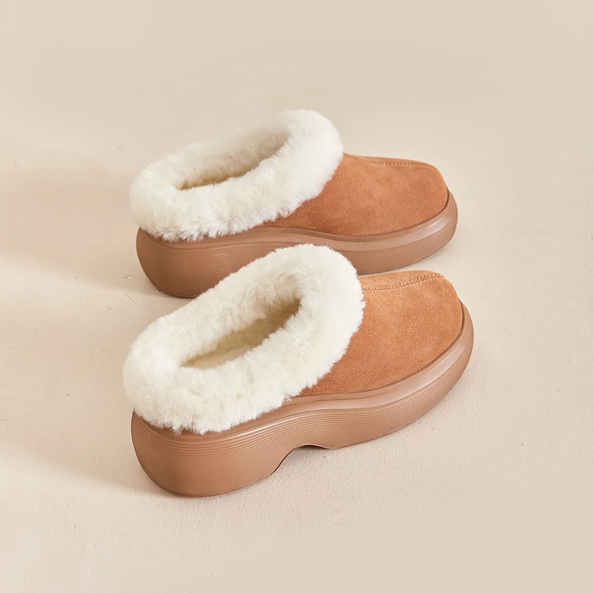 INS-STYLE FURRY LOAFER 5865