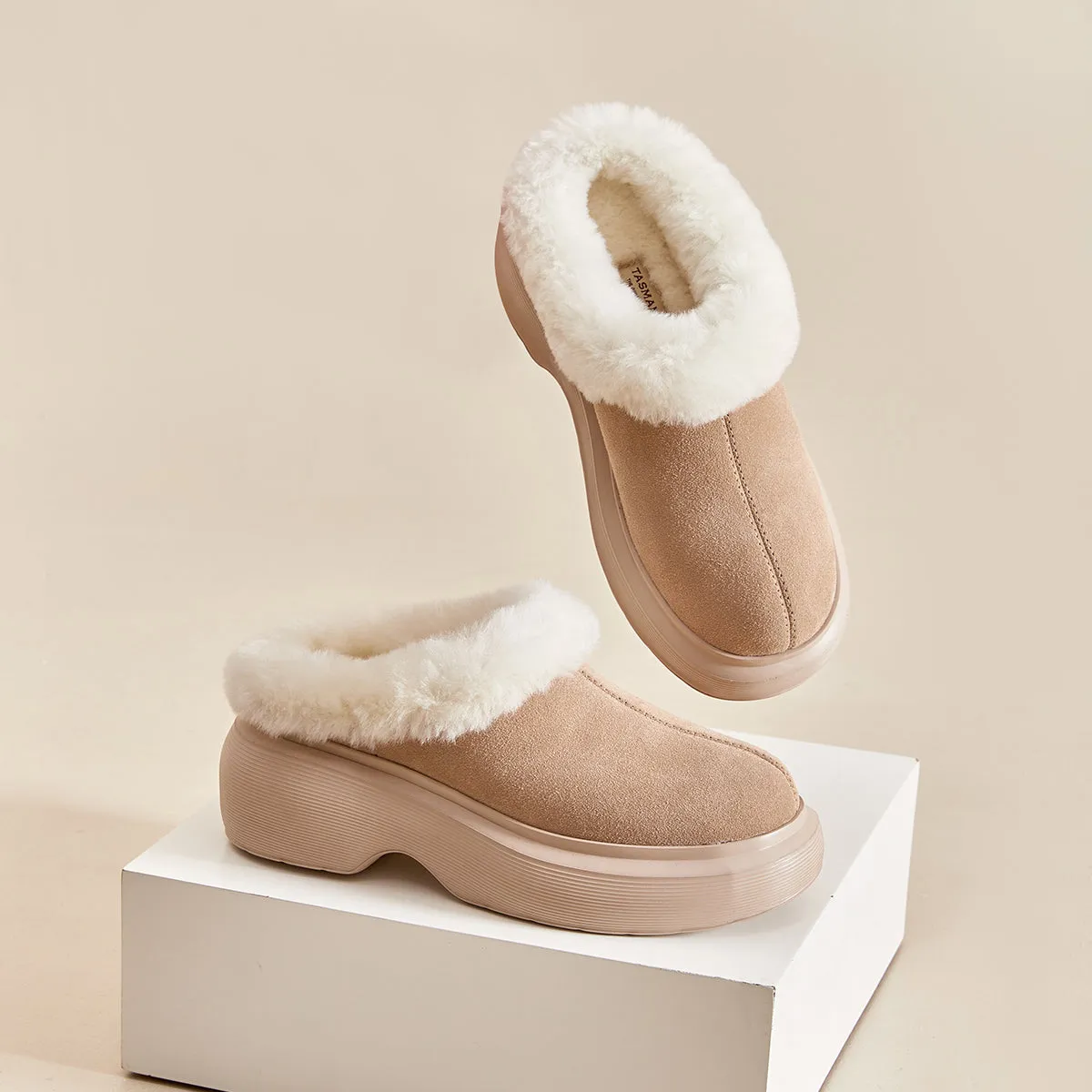 INS-STYLE FURRY LOAFER 5865