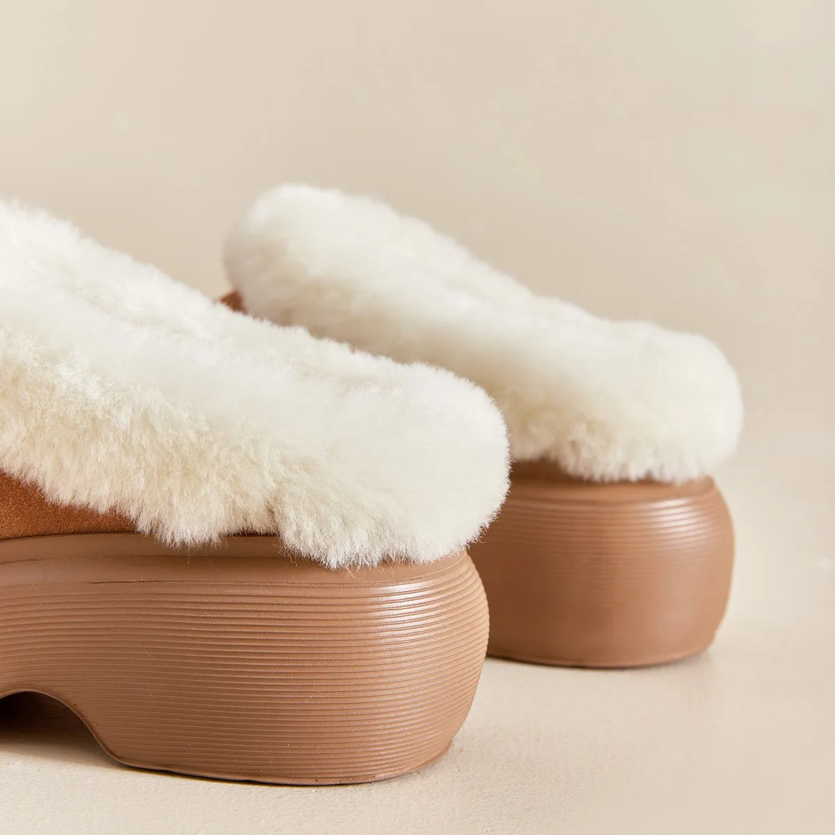 INS-STYLE FURRY LOAFER 5865