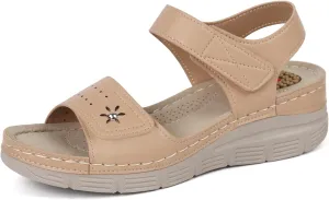 JABASIC Women Comfortable Sandals Orthotic Walking Sandals Orthopedic Arch Support Sandals