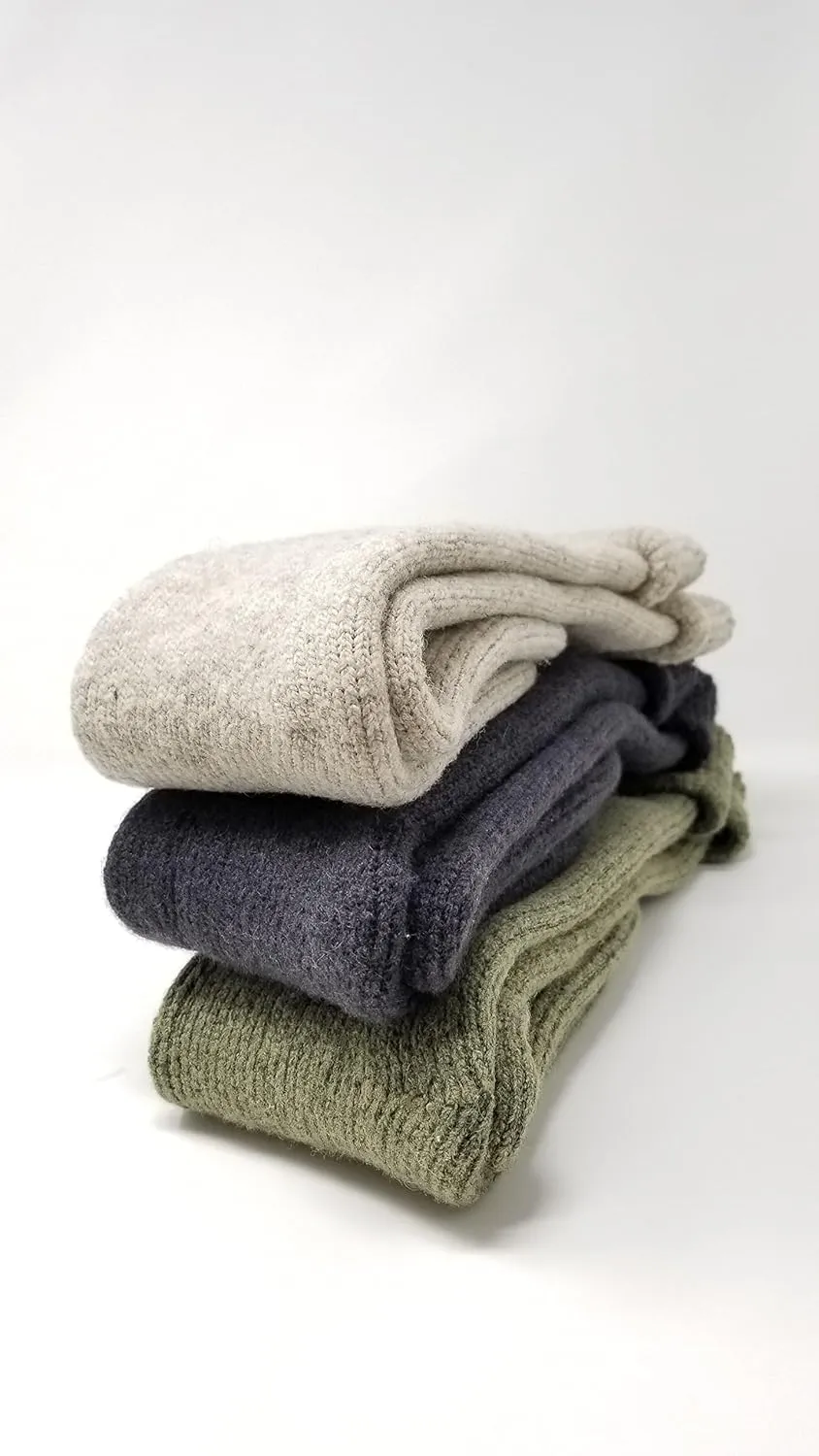 J.B. Field's -50 Below Icelandic Wool Socks for Extreme Cold Winter Weather, Thermal Socks for Women and Men, (Large)