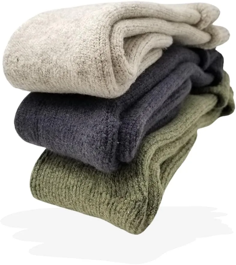 J.B. Field's -50 Below Icelandic Wool Socks for Extreme Cold Winter Weather, Thermal Socks for Women and Men, (Large)