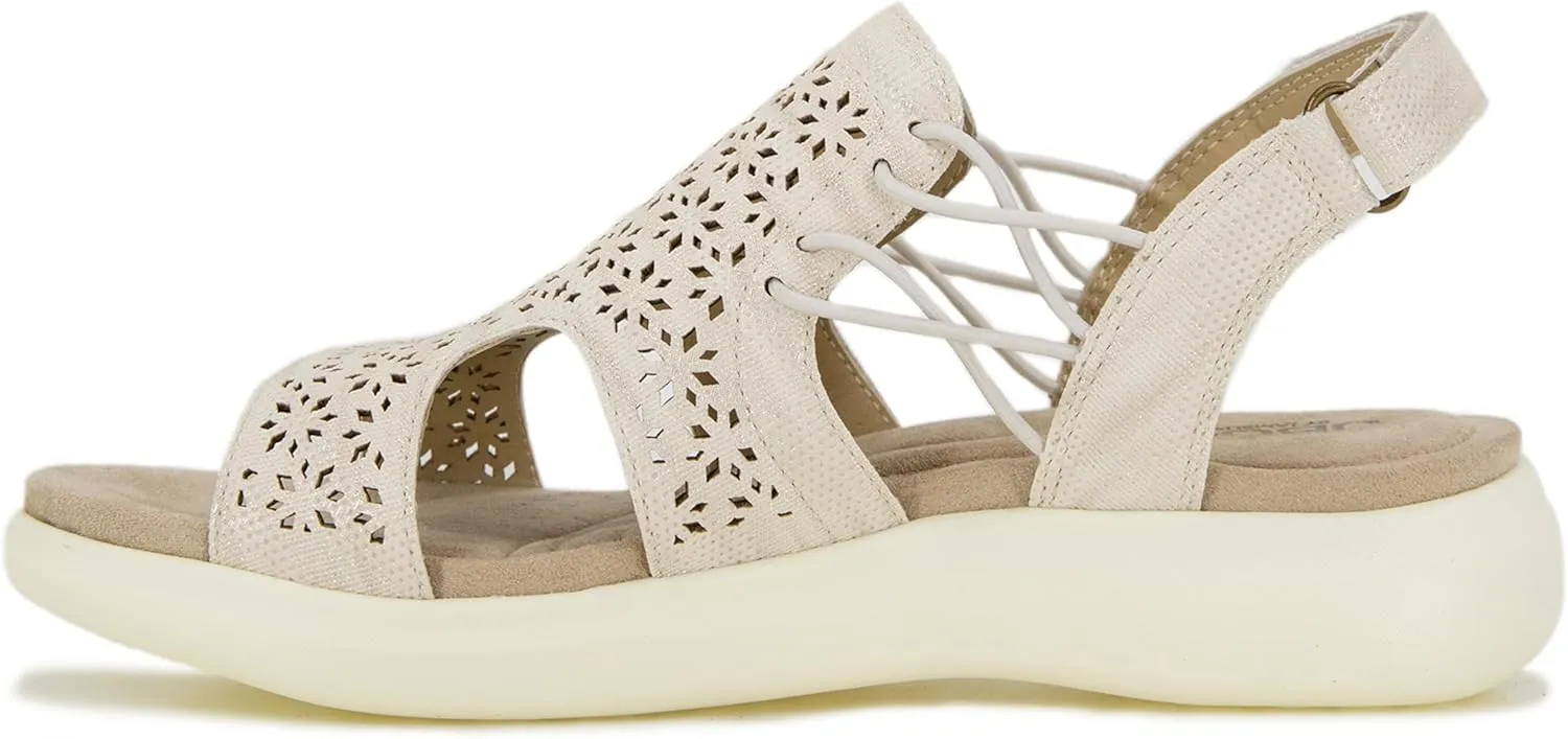 JBU Francis Women's Comfort Casual Adjustable Ankle Strap Open Toe Fashion Sandal