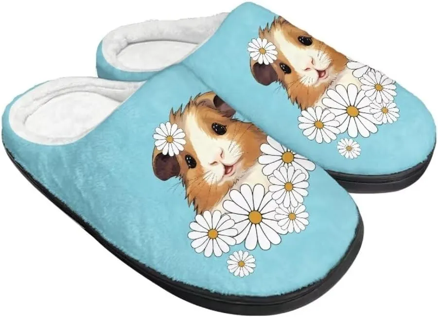 Jeiento Fluffy Winter House Shoes for Women Ladies Closed Toe Slipper Indoor Bedroom Slipper Anti-Skid Rubber Casual Soft Slides Scuff Slippers