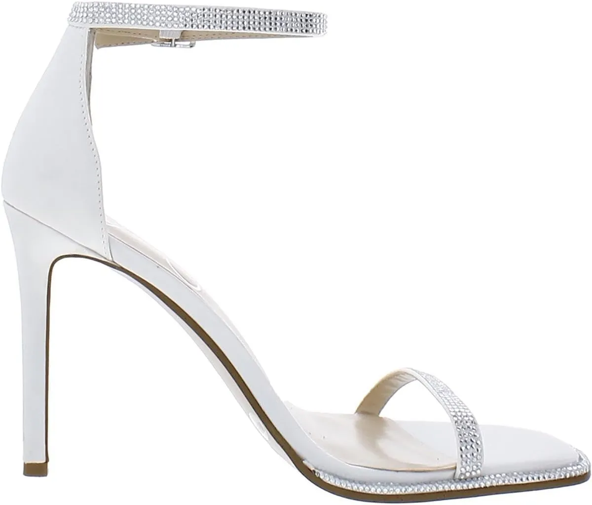 Jessica Simpson Womens Ostey Satin Bling Pumps