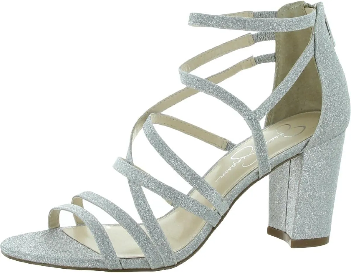 Jessica Simpson Women's Stassey Strappy Block Heel Sandal Heeled