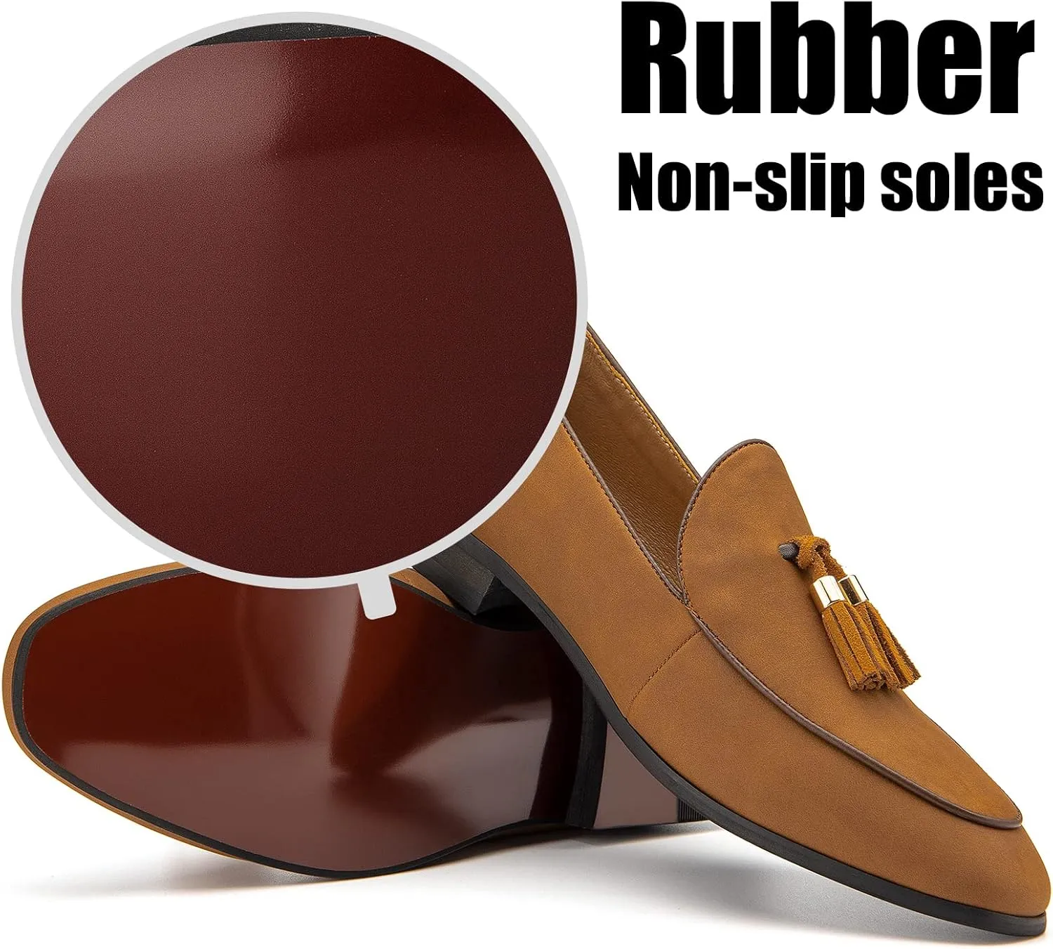 JITAI Mens Loafers Shoes Slip On Driving Shoes Casual Dress Loafer Business Fashion Shoes