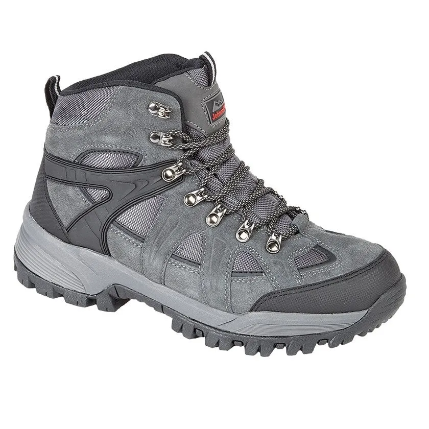 Johnscliffe Andes Men's Waterproof Hiking Boot Charcoal Grey