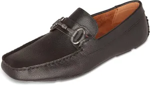 Kenneth Cole REACTION Men's Dawson Bit Driver Driving Style Loafer, Black, 12