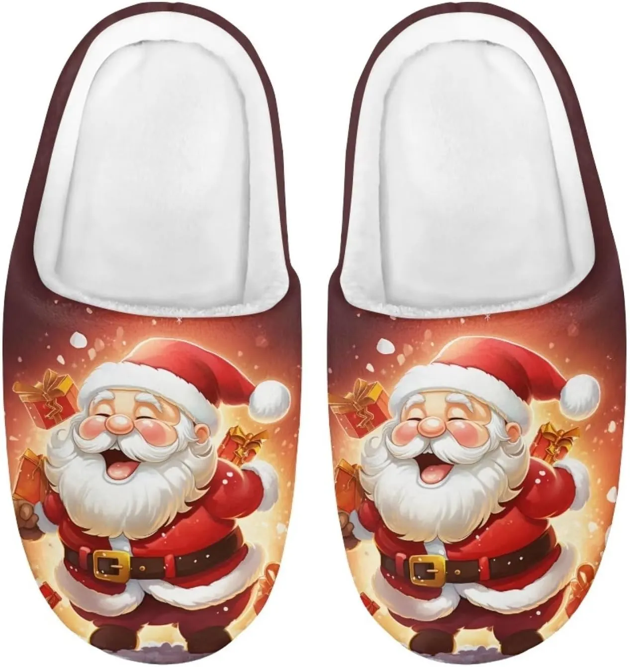 Kid Slippers for Boys Girls Fuzzy Non-slip House Slipper Winter Bedroom Shoes for Little Kids