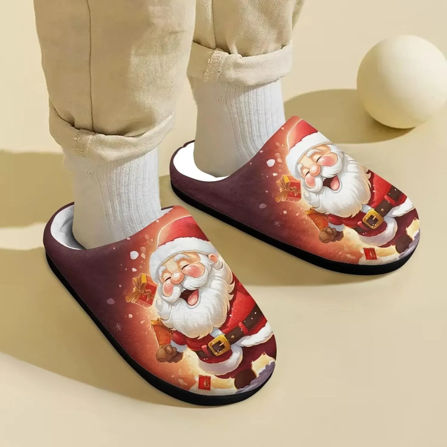 Kid Slippers for Boys Girls Fuzzy Non-slip House Slipper Winter Bedroom Shoes for Little Kids