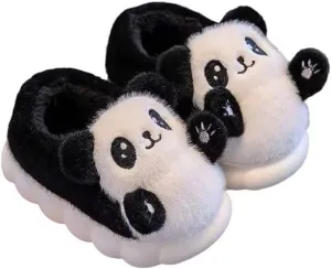 Kids Boy Girl Cute Cartoon Panda Warm Cotton Slippers