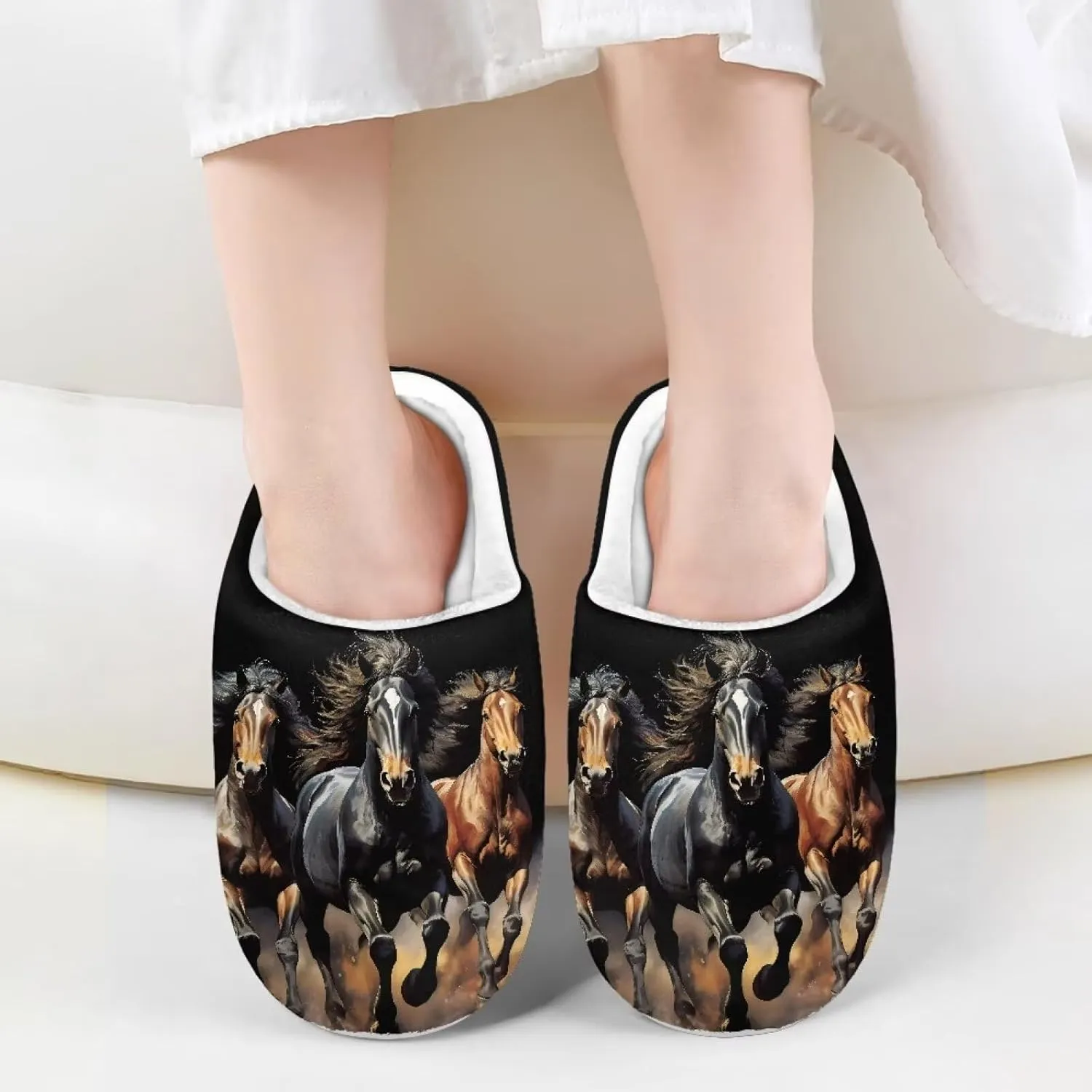 Kids Slippers for Girls Boys Memory Foam Slippers Indoor Bedroom Slip On Shoes Size 9-15