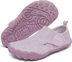 Kids Winter Slippers Cozy Soft Warm Non Slip Fleece House Lightweight Indoor Slippers for Girls Boys