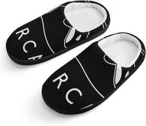 Killer Orca Whale Kids Toddler Cotton Slippers Slip-on House Shoes for Bedroom Indoor Outdoor