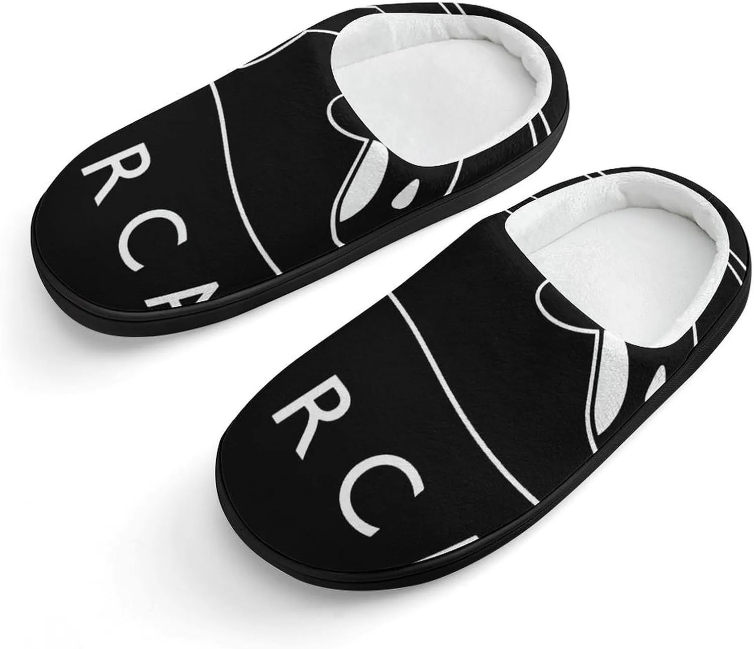 Killer Orca Whale Kids Toddler Cotton Slippers Slip-on House Shoes for Bedroom Indoor Outdoor