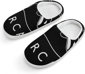 Killer Orca Whale Kids Toddler Cotton Slippers Slip-on House Shoes for Bedroom Indoor Outdoor