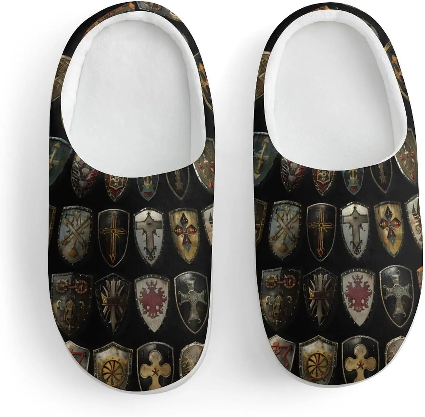 Knight Shield Cute Cotton Slippers Anti-slip House Shoe Slipper Indoor Outdoor