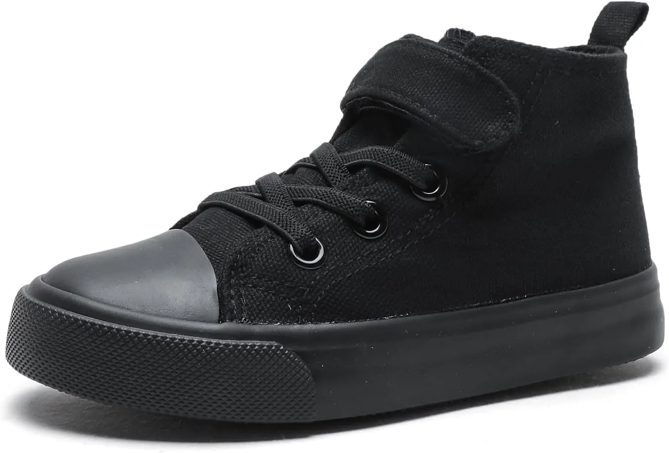 Komfyea Children High Upper Canvas Shoes Casual Sneakers(Toddler/Little Kids)
