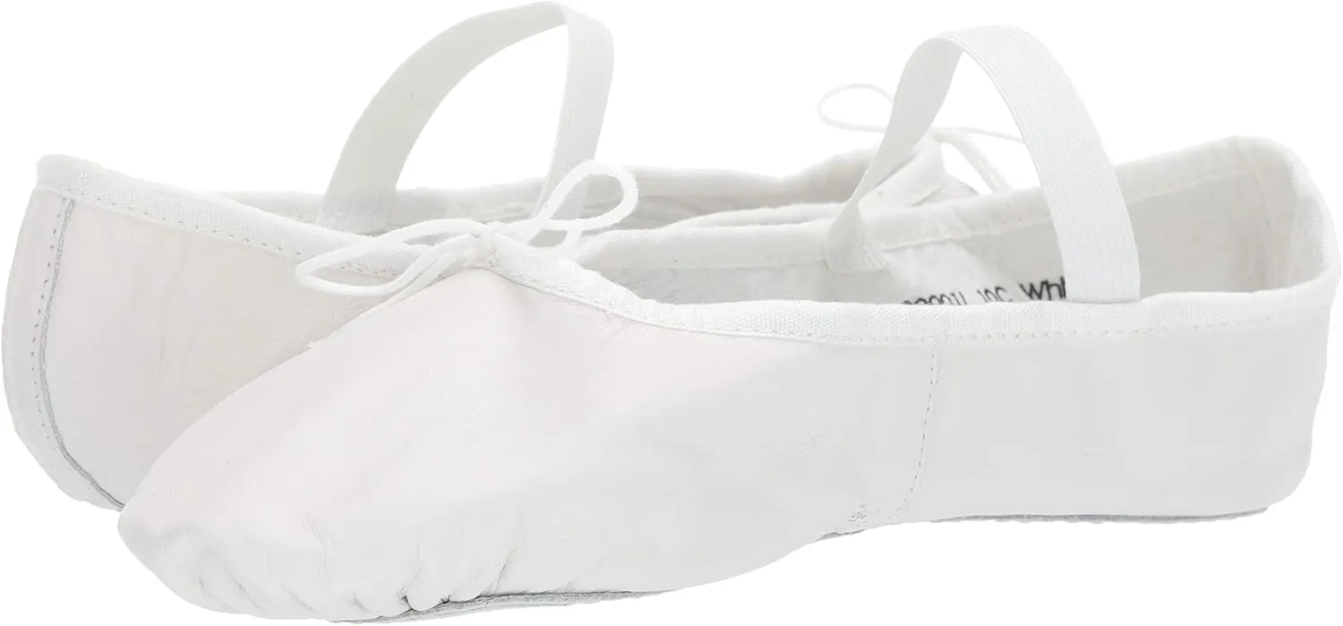 Leo Women's Ballet Russe Leather Full Sole Ballet Dance Shoe/Slipper