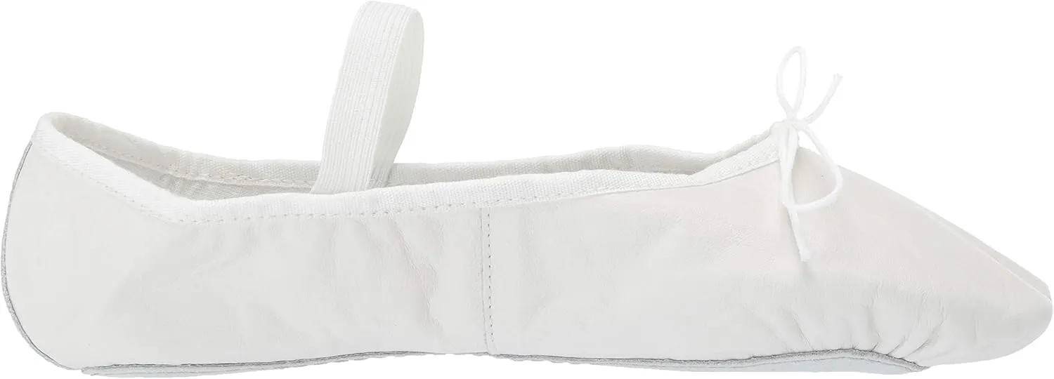Leo Women's Ballet Russe Leather Full Sole Ballet Dance Shoe/Slipper