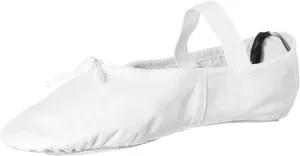 Leo Women's Ballet Russe Leather Full Sole Ballet Dance Shoe/Slipper