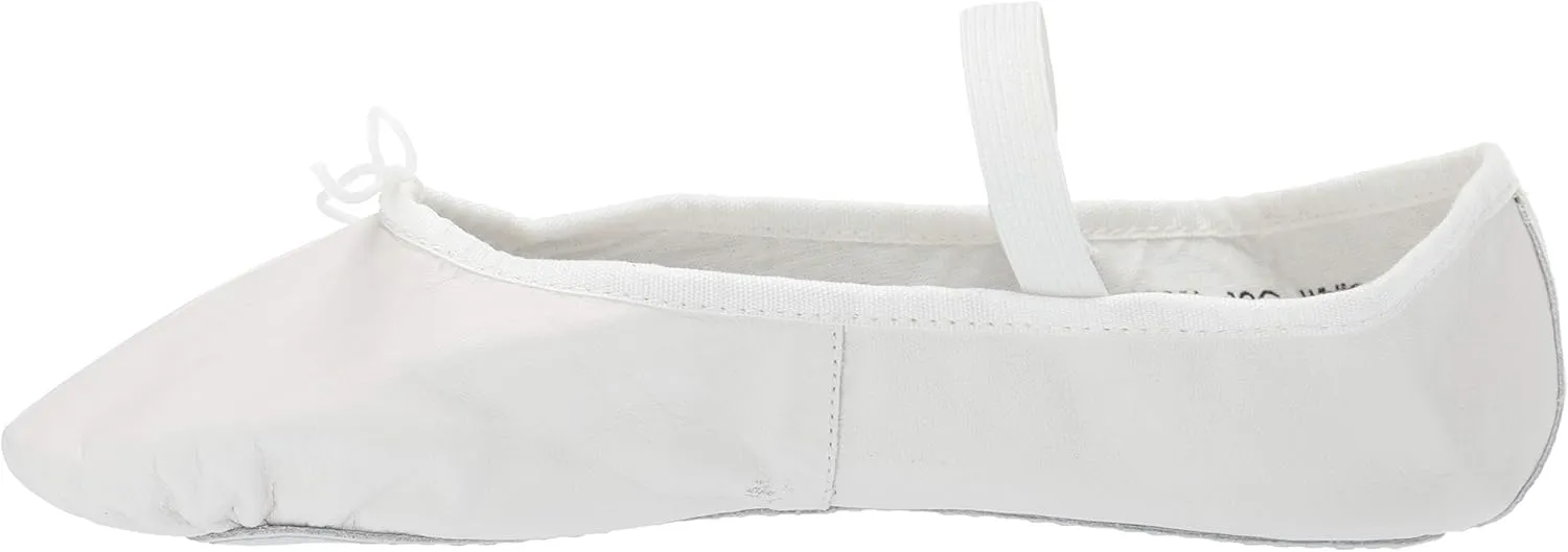 Leo Women's Ballet Russe Leather Full Sole Ballet Dance Shoe/Slipper
